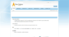 Desktop Screenshot of newcenturyco.net